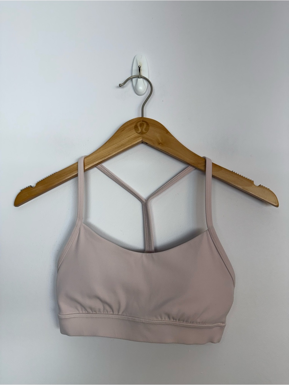 4: Lululemon Flow Y Bra Nulu Light Support A-C Cups Flush Pink Size 2